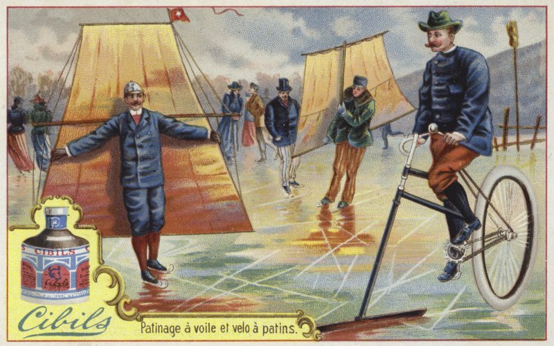 Cibils-kort med skøjteløb af French School