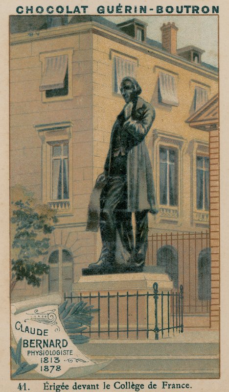 Claude Bernard, Fysiolog, 1813-1878, opført foran College de France af French School