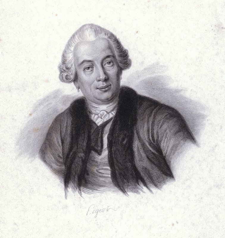 Claude Bourgelat, fransk dyrlæge (gravering) af French School