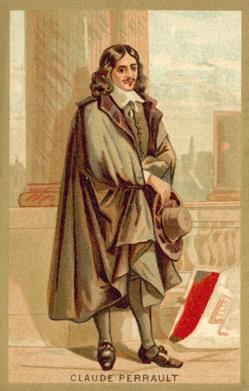 Claude Perrault, fransk arkitekt (chromolitho) af French School