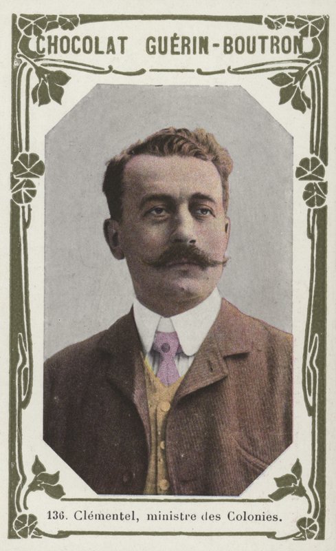 Clementel, ministre des Colonies (farvet foto) af French School