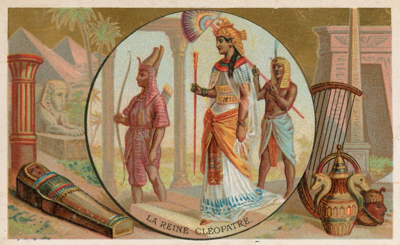 Kleopatra, dronning af Egypten af French School
