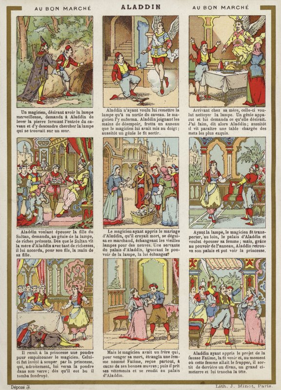 Tegneserie - Aladdin af French School