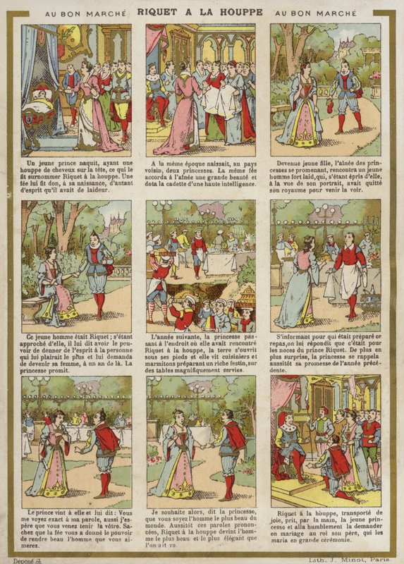 Tegneserie - Riquet A La Houppe af French School
