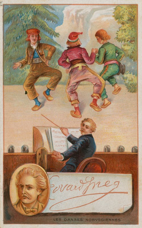 Komponist Edvard Grieg og Norske danse af French School