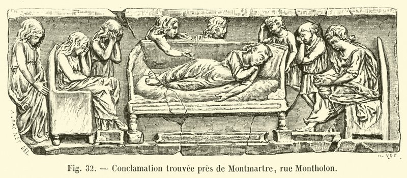 Udråb fundet nær Montmartre, rue Montholon af French School