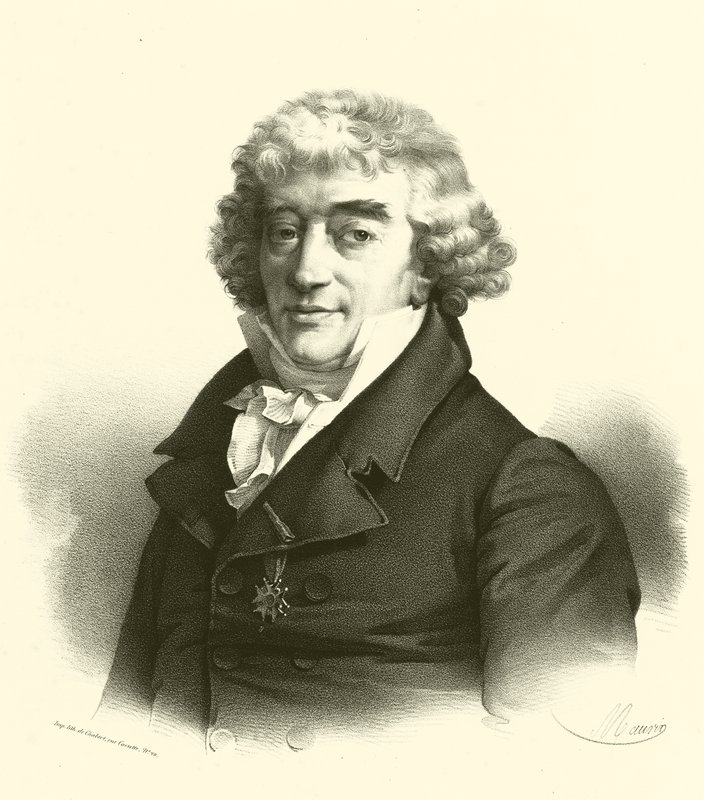 Cornelis van Spaendonck, portræt (gravering) af French School