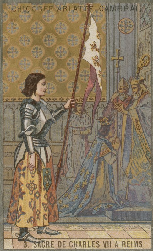Kroning af kong Charles VII af Frankrig i Reims, 1429 af French School