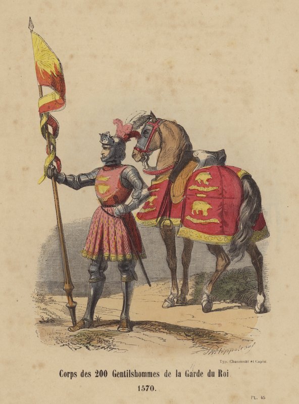 Korps af 200 Herrer af Kongens Garde af French School