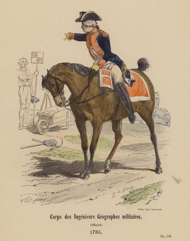 Ingeniørkorpset Militære Geografer, Officer af French School