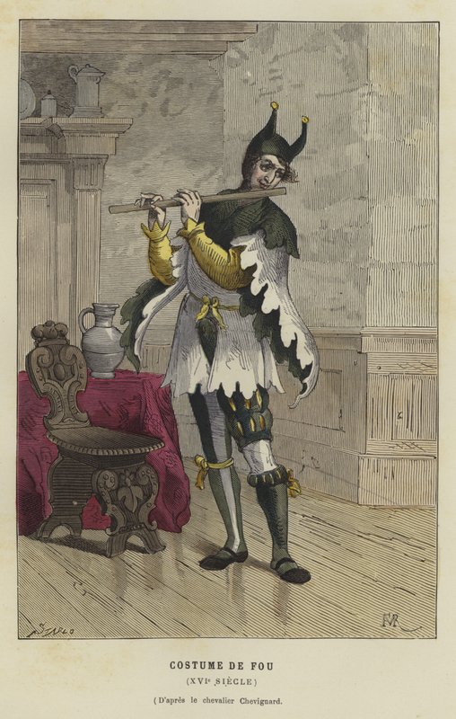 Kostume af et fjols, 16. århundrede af French School