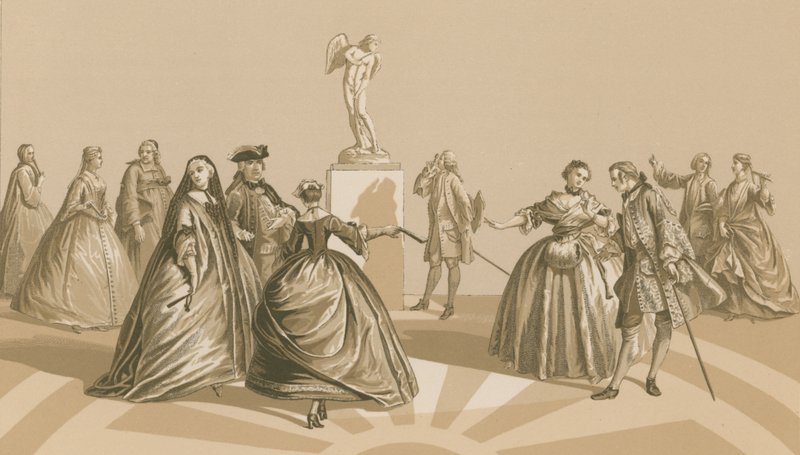 Kostumer, 1720-1740 af French School