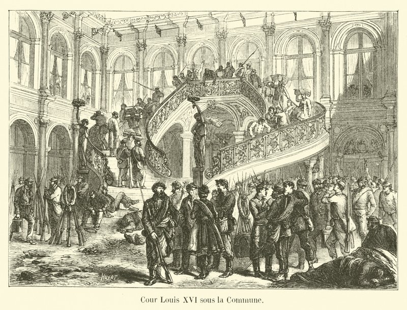 Cour Louis XVI under kommunen af French School