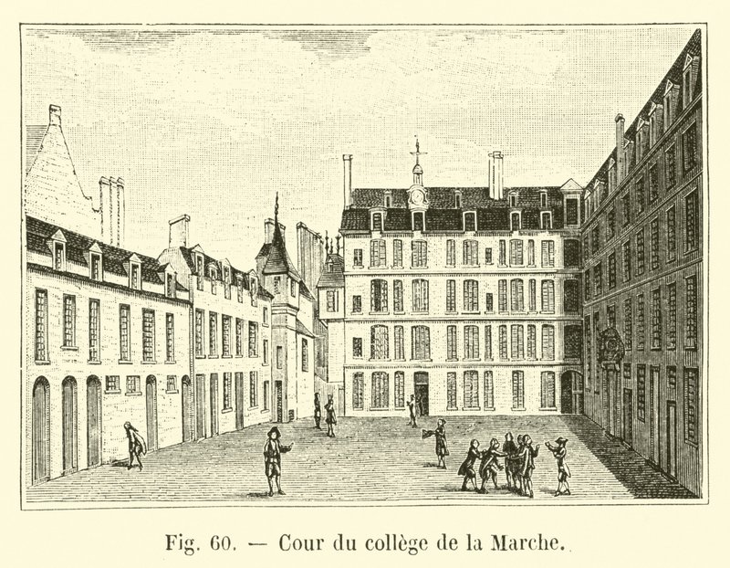 Gårdhave til Marche College af French School