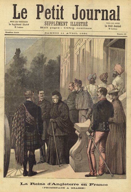 Forside af Le Petit Journal, 11. april 1891 af French School