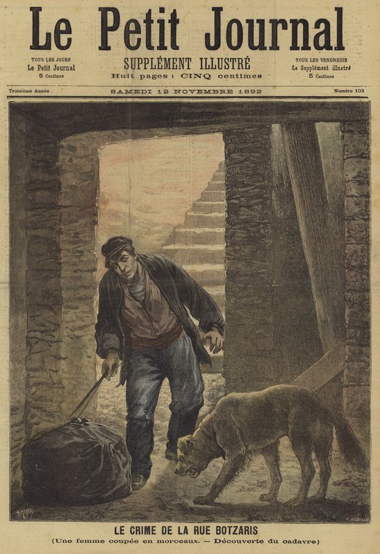 Forside af Le Petit Journal, 12. november 1892 af French School