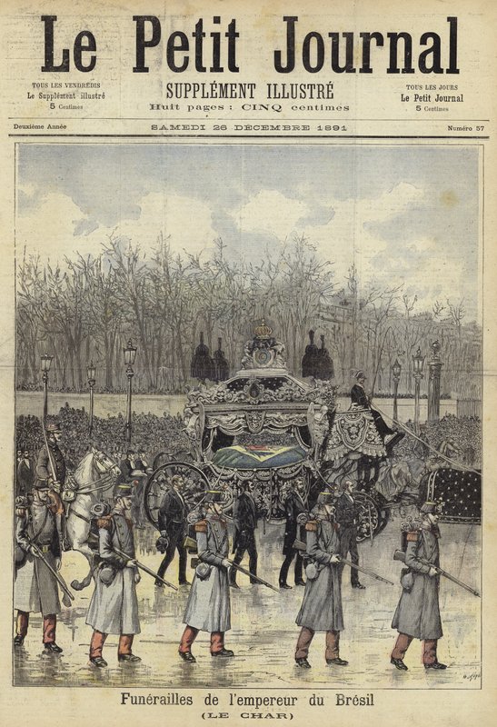 Forside af Le Petit Journal, 26. december 1891 af French School