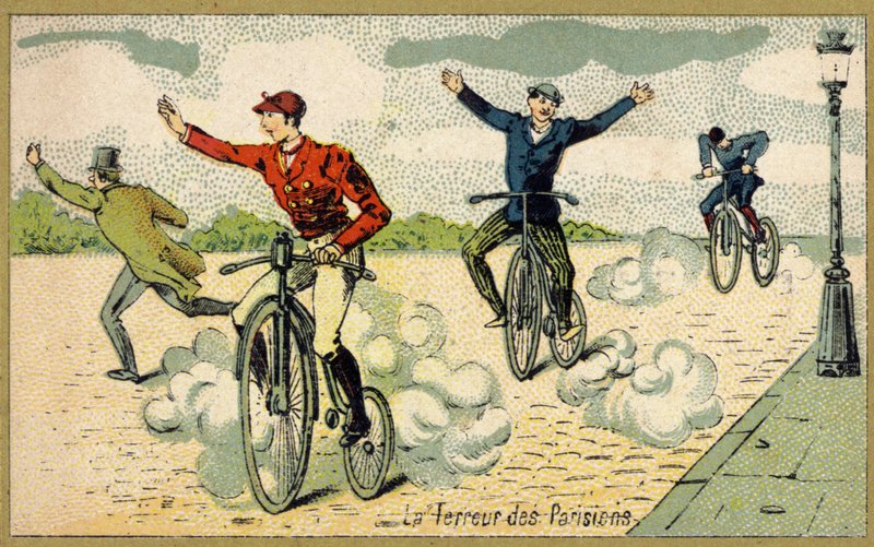 Cykling, Parisernes terror af French School