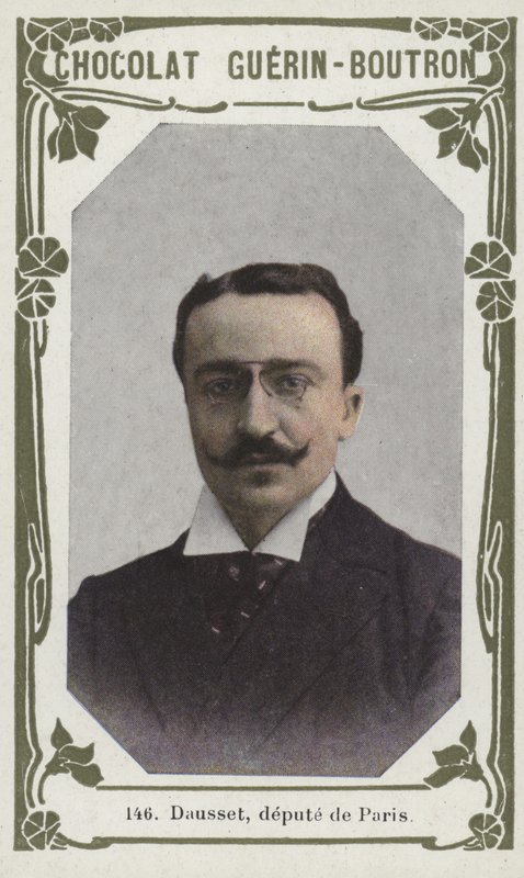 Dausset, deputé de Paris (farvet foto) af French School