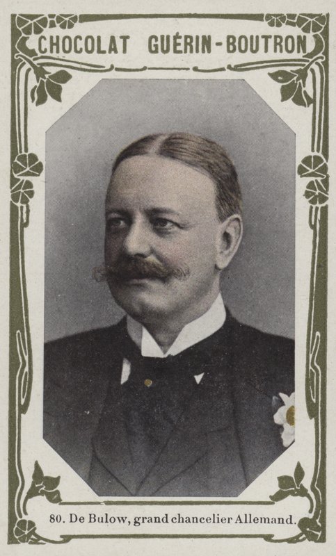 De Bulow, tysk storkansler (farvet foto) af French School