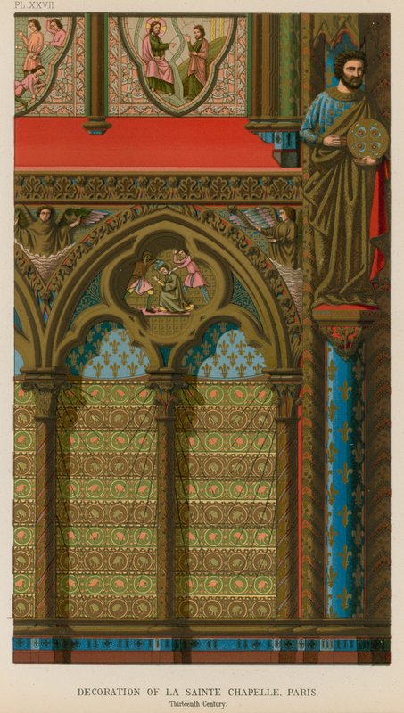 Udsmykning af Sainte Chapelle, Paris af French School
