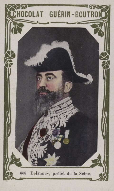 Delanney, præfet de la Seine (farvet foto) af French School