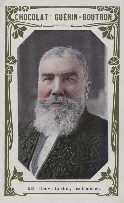 Denys Cochin, academicien (farvet foto) af French School