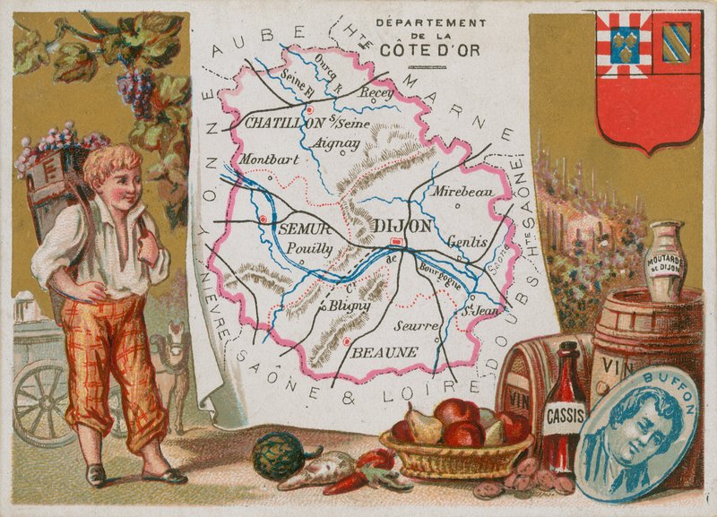 Department of Cote dOr i det østlige Frankrig af French School