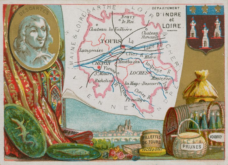 Department of Indre et Loire i det vestlige centrale Frankrig af French School