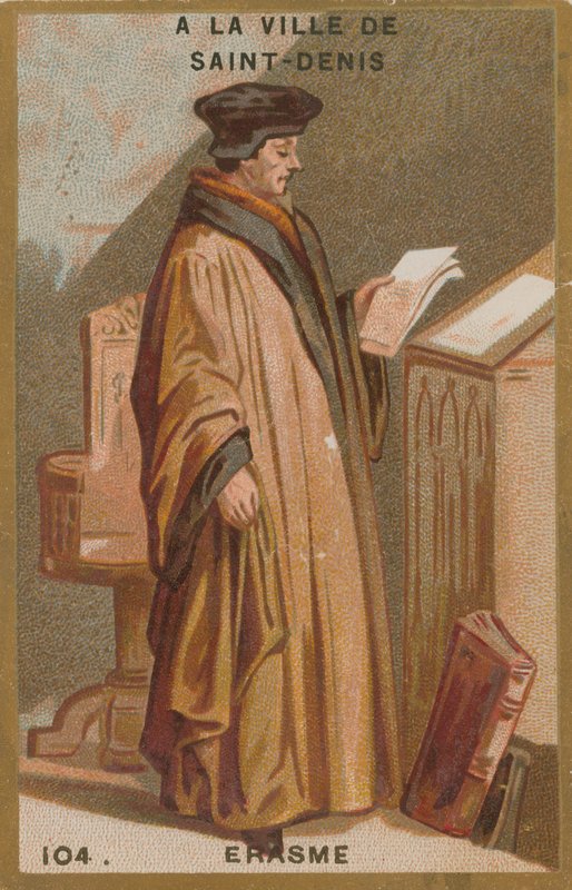 Desiderius Erasmus, hollandsk lærd og teolog fra det 15. århundrede af French School