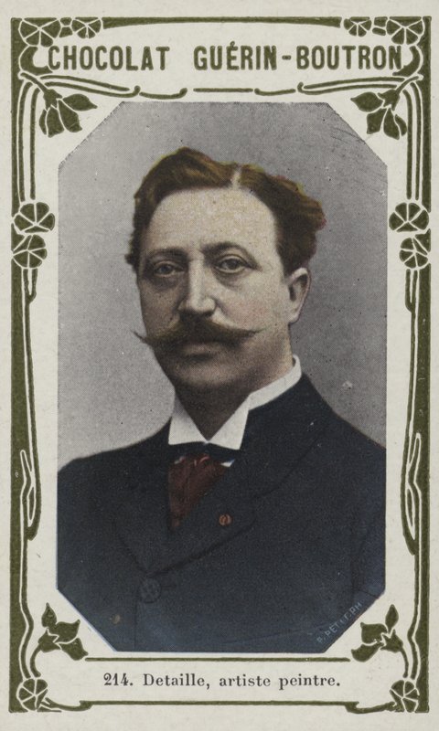 Detaille, maler (farvet foto) af French School