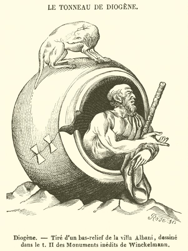 Diogene (engraving) af French School