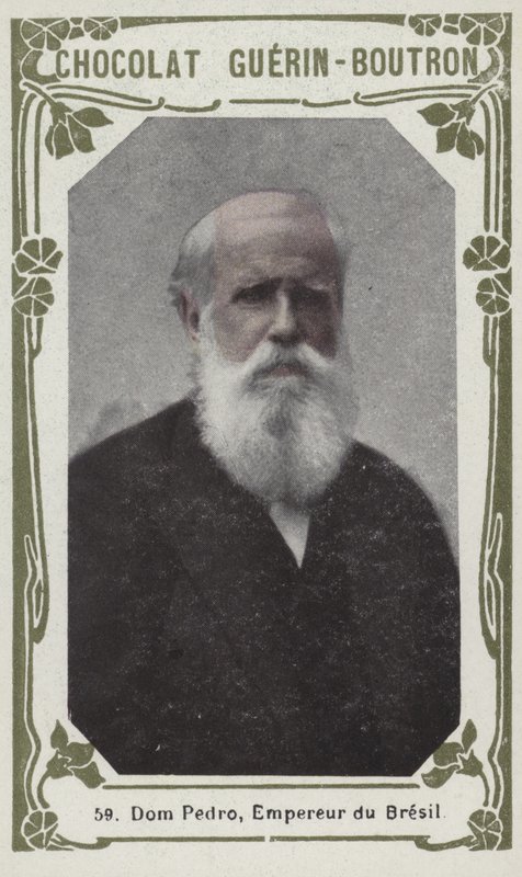 Dom Pedro, kejser af Brasilien (farvet foto) af French School
