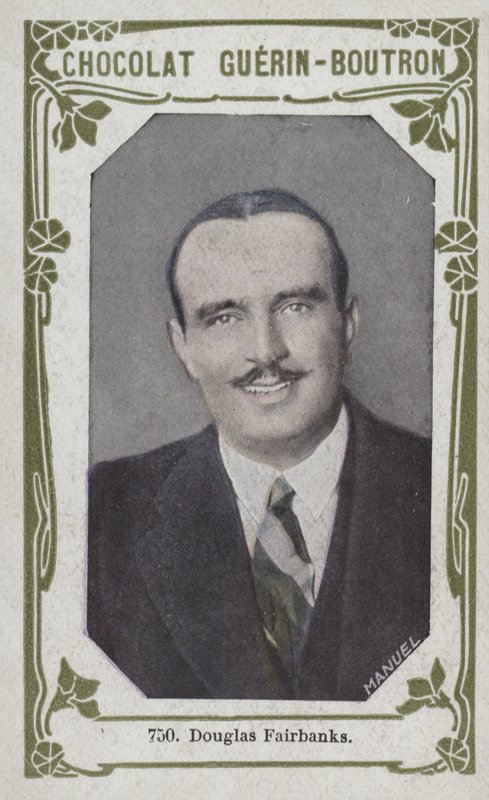 Douglas Fairbanks (farvet foto) af French School