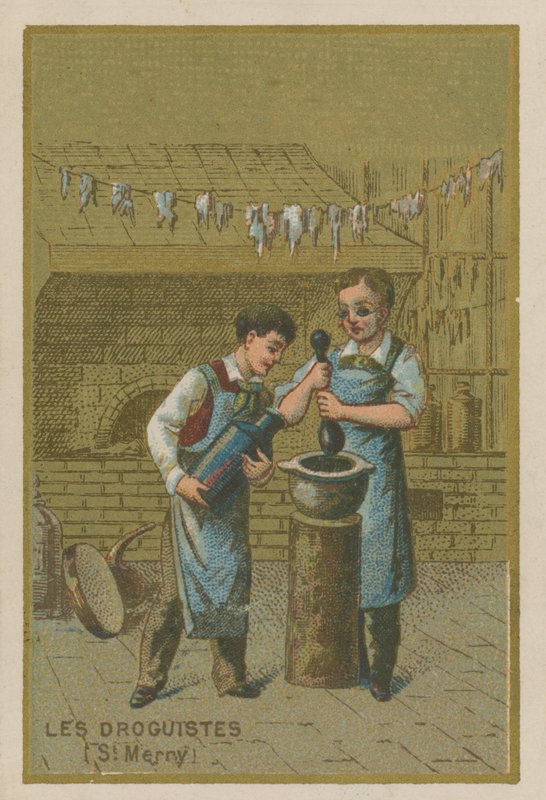 Drugister (St Merny) af French School