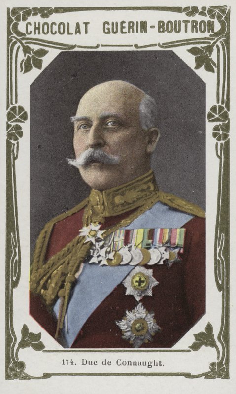 Duc de Connaught (farvet foto) af French School