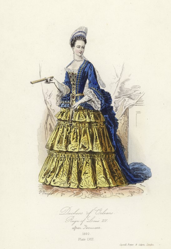 Hertuginde af Orleans, regeringstid af Ludvig XIV af Frankrig af French School