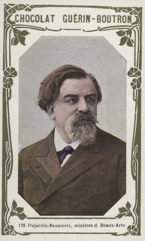Dujardin-Beaumetz, minister for kunst (farvet foto) af French School