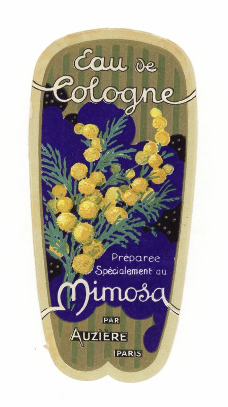 Eau de Cologne label, Mimosa af French School