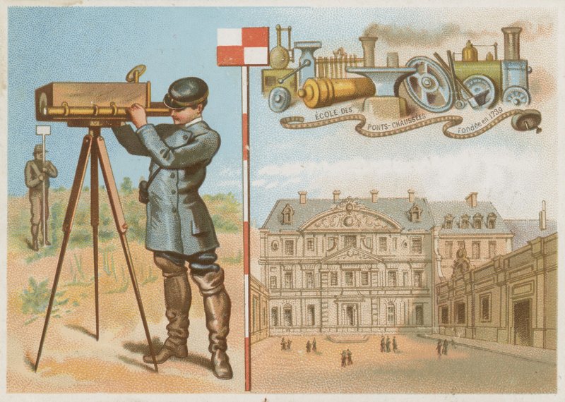 Ecole des Ponts-Chaussees, grundlagt i 1739 af French School