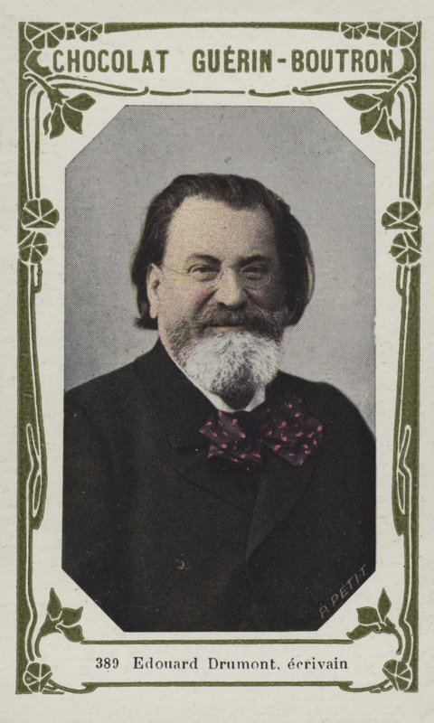 Edouard Drumont, ecrivain (farvet foto) af French School