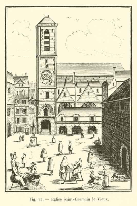 Saint-Germain den Gamle kirke af French School