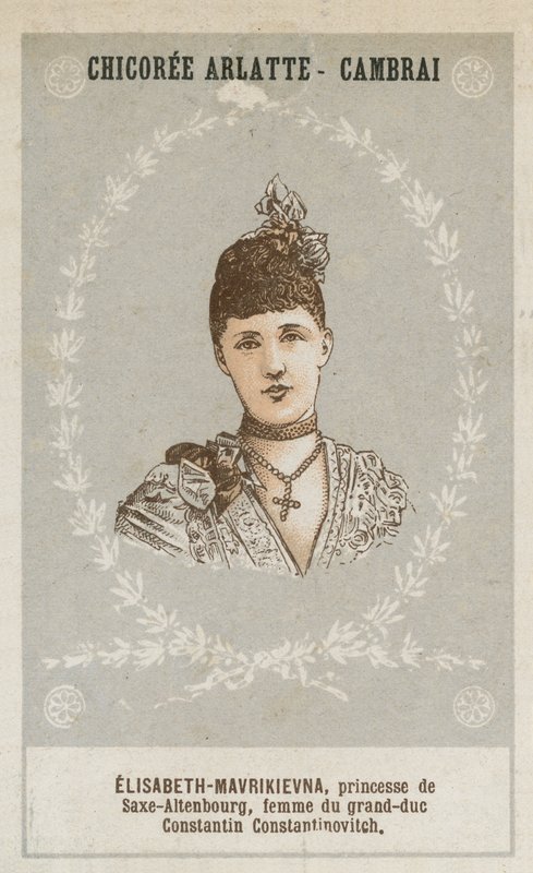 Elisabeth-Mavrikievna, prinsesse af Sachsen-Altenburg, hustru til storhertug Konstantin Constantinovitch af French School