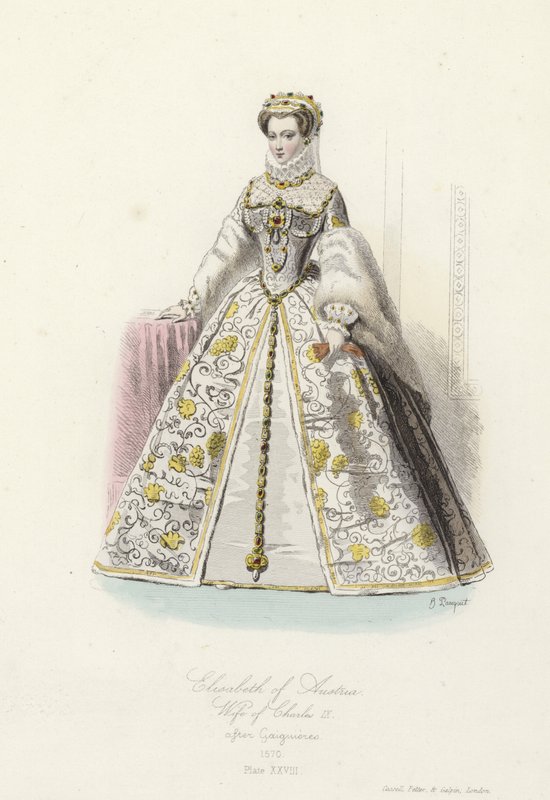 Elisabeth af Østrig, hustru til Charles IX af Frankrig af French School