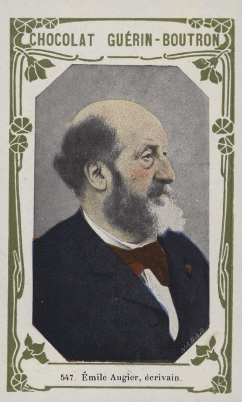 Emile Augier, forfatter (farvet foto) af French School