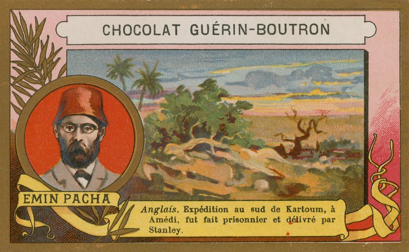 Emin Pasha, guvernør i den egyptiske provins Ækvatoria. af French School