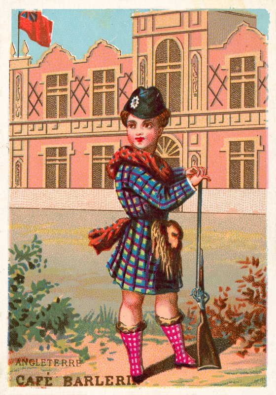England (chromolitho) af French School