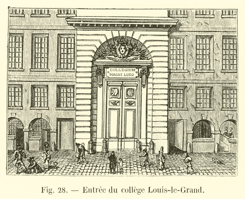 Indgang til Louis-le-Grand college af French School