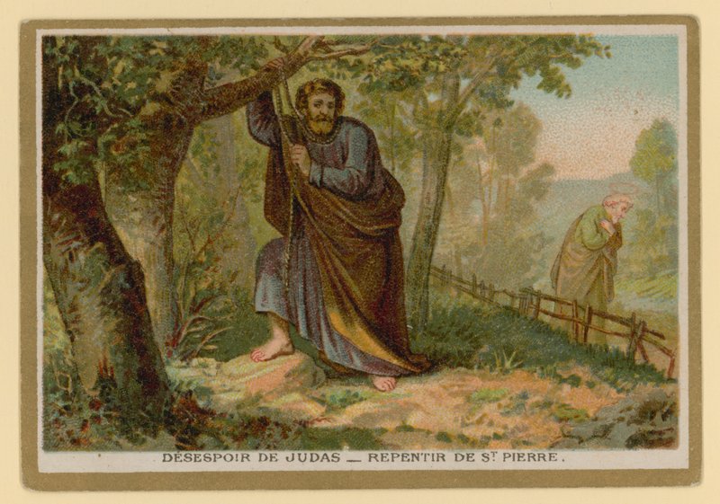 Episode i Jesu Kristi liv (chromolitho) af French School