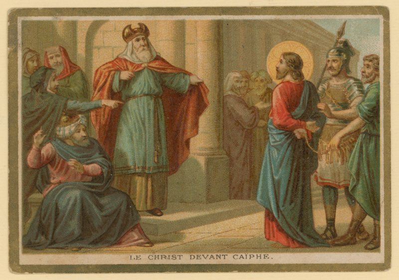 Episode i Jesu Kristi liv (chromolitho) af French School